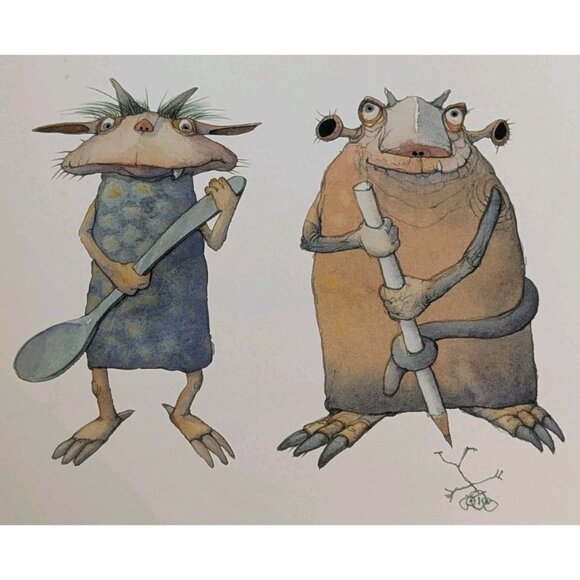 Lithuanian Encyclopedia Of Monsters Marijanovic Hardcover Language Picture Book - Picture 14 of 16